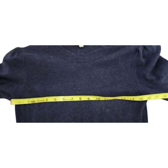 Veronica Beard Nelia Cashmere Crewneck Sweater size S Blue pullover - Picture 9 of 11